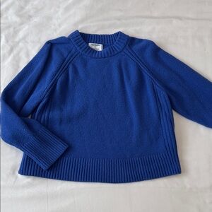 Old Navy Blue Scoopneck Crew Sweater